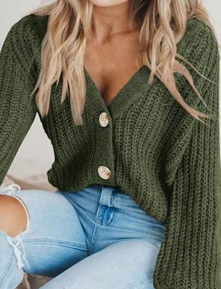 Elina | Klassischer Strick-Cardigan