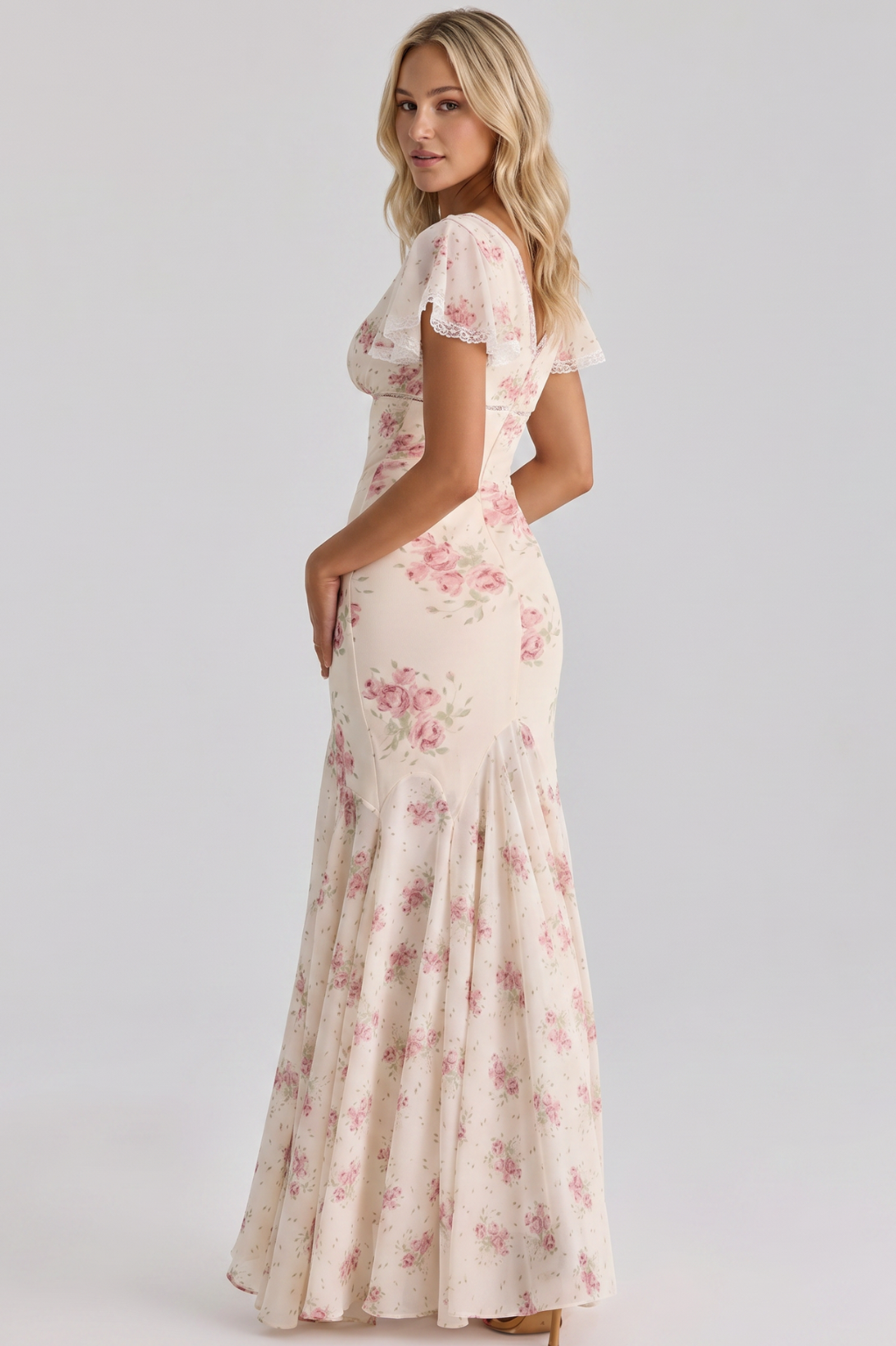 Nicole | Romantisches Maxikleid