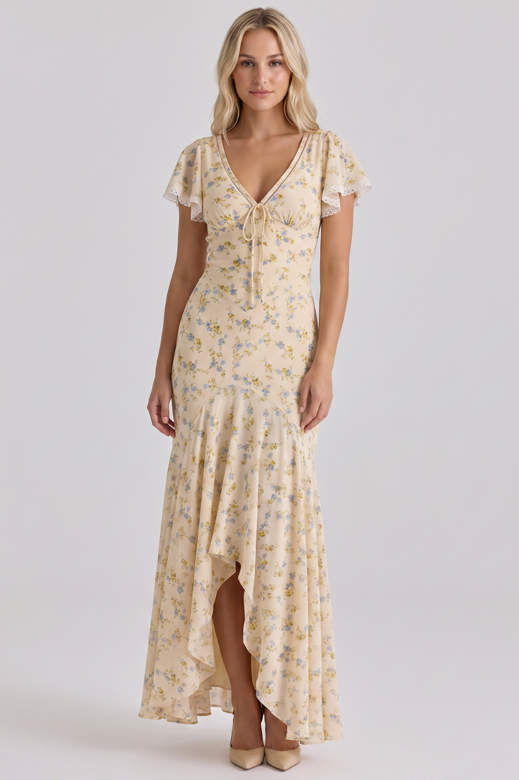 Nicole | Romantisches Maxikleid
