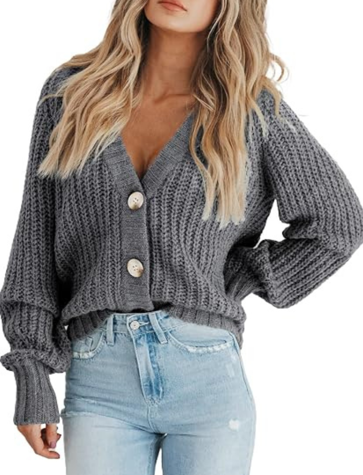 Elina | Klassischer Strick-Cardigan