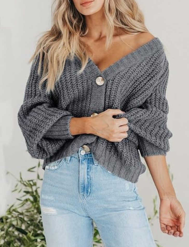 Elina | Klassischer Strick-Cardigan