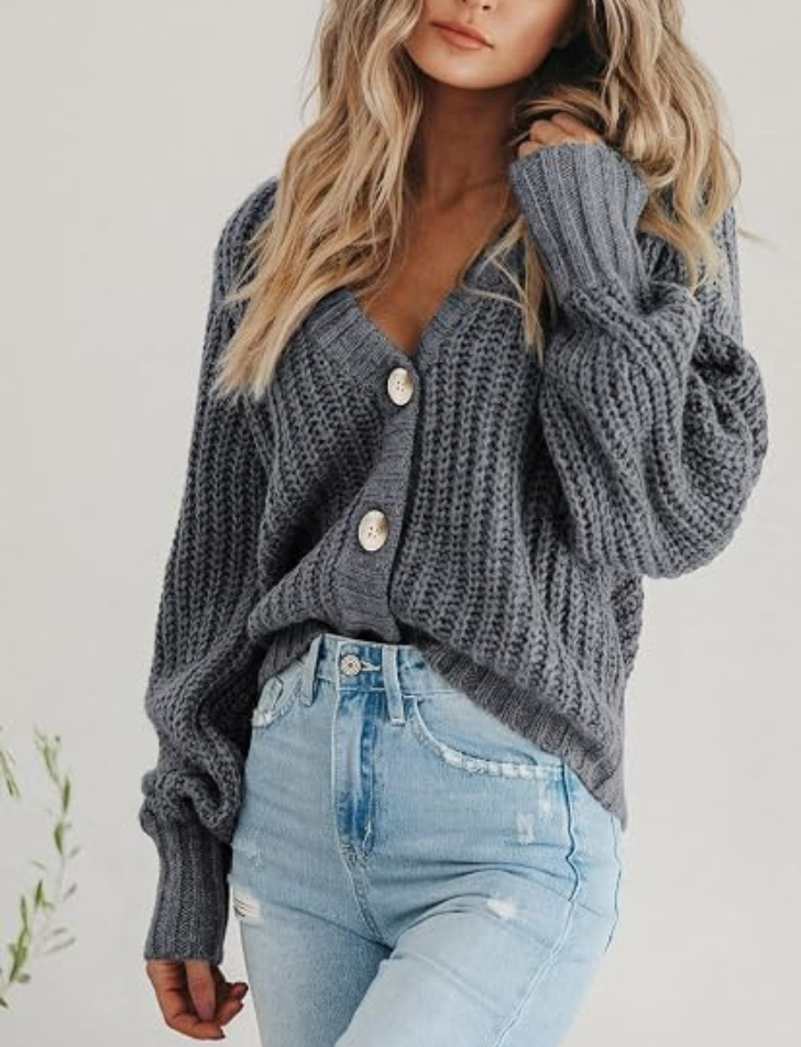 Elina | Klassischer Strick-Cardigan