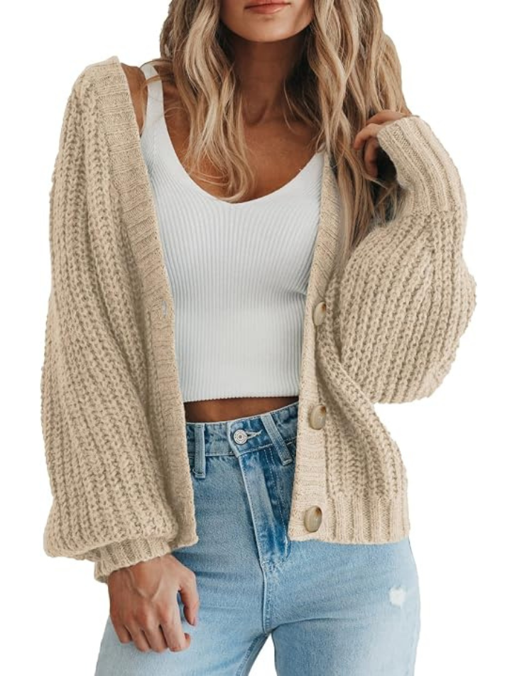 Elina | Klassischer Strick-Cardigan