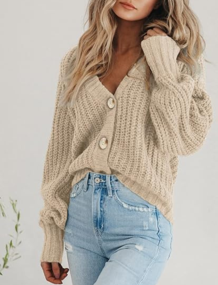 Elina | Klassischer Strick-Cardigan