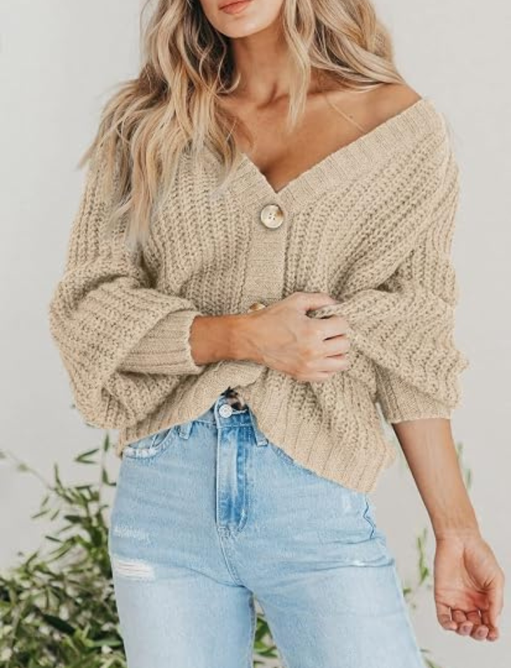 Elina | Klassischer Strick-Cardigan