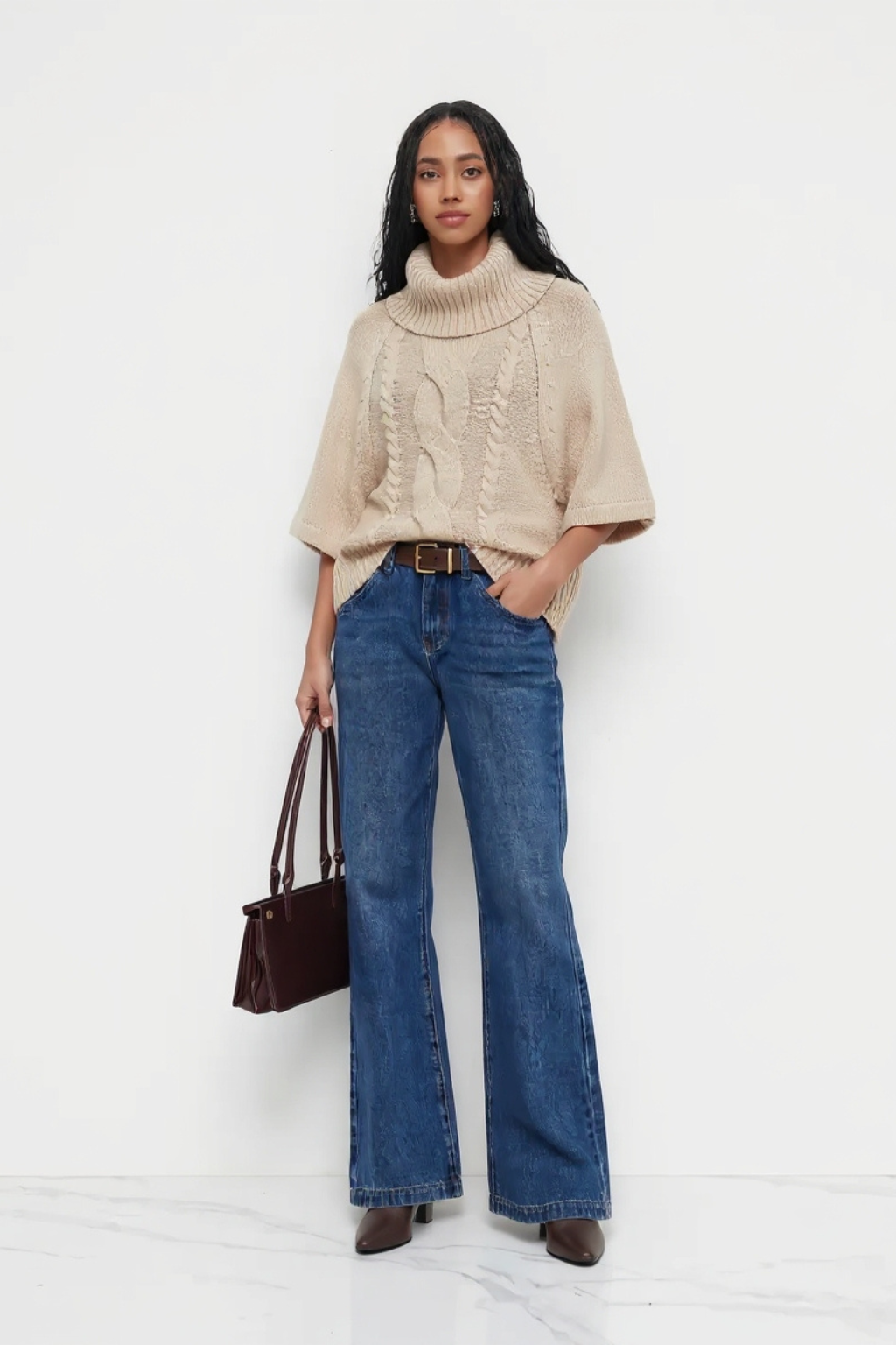 Noelle | Zopfmuster-Pullover