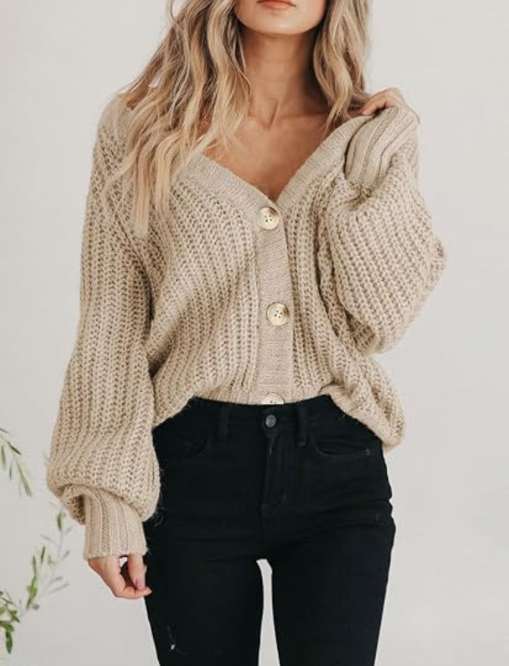Elina | Klassischer Strick-Cardigan
