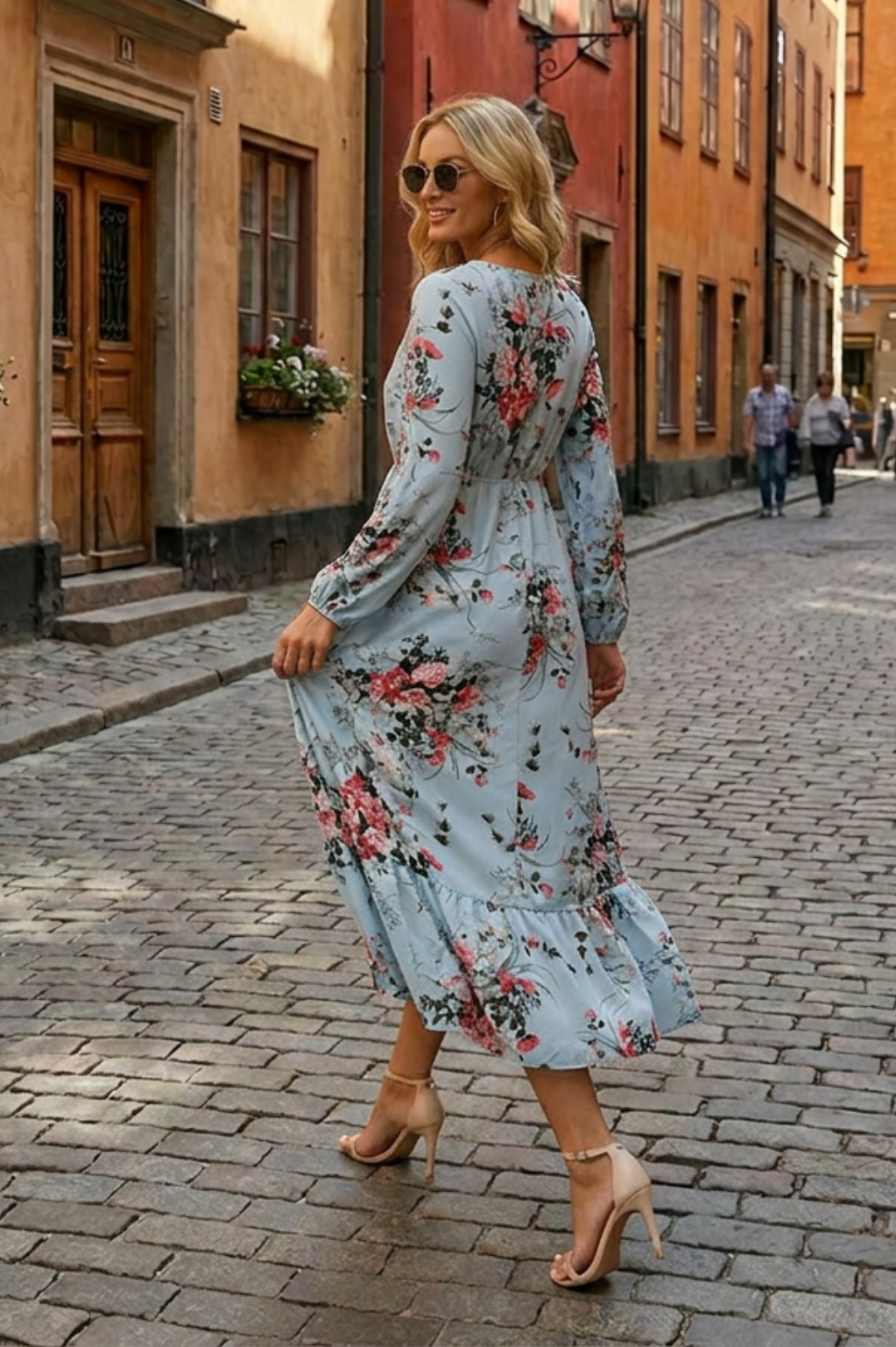 Lena | Elegantes Blumenkleid