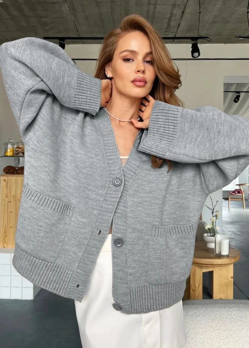 Lilly | Elegante Oversize-Strickjacke