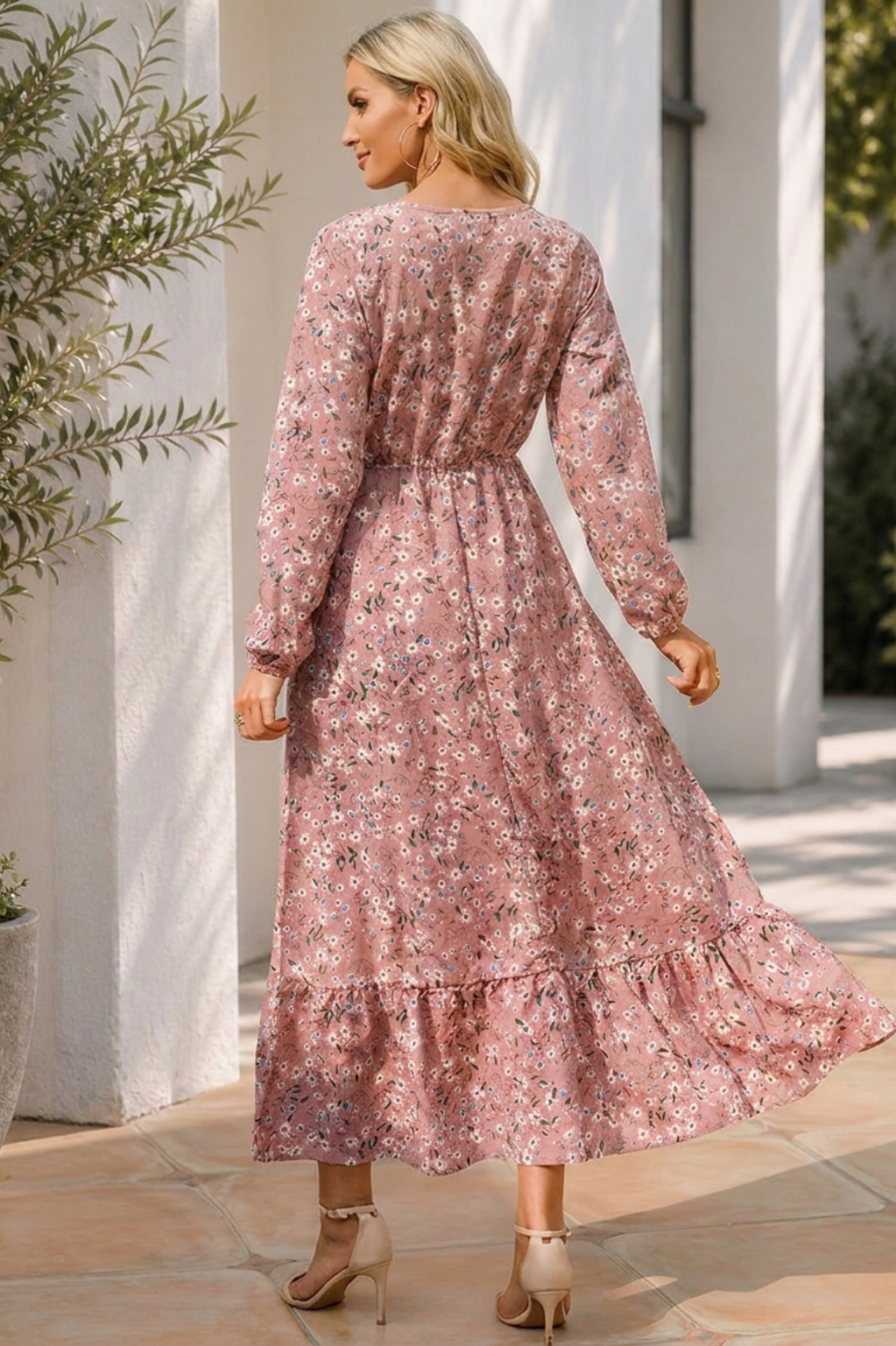 Sara | Florales Midikleid