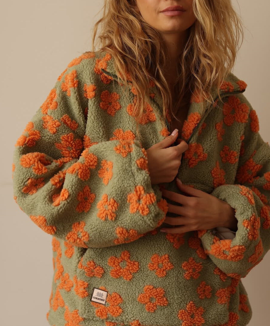 Flora | Blumen-Teddypullover