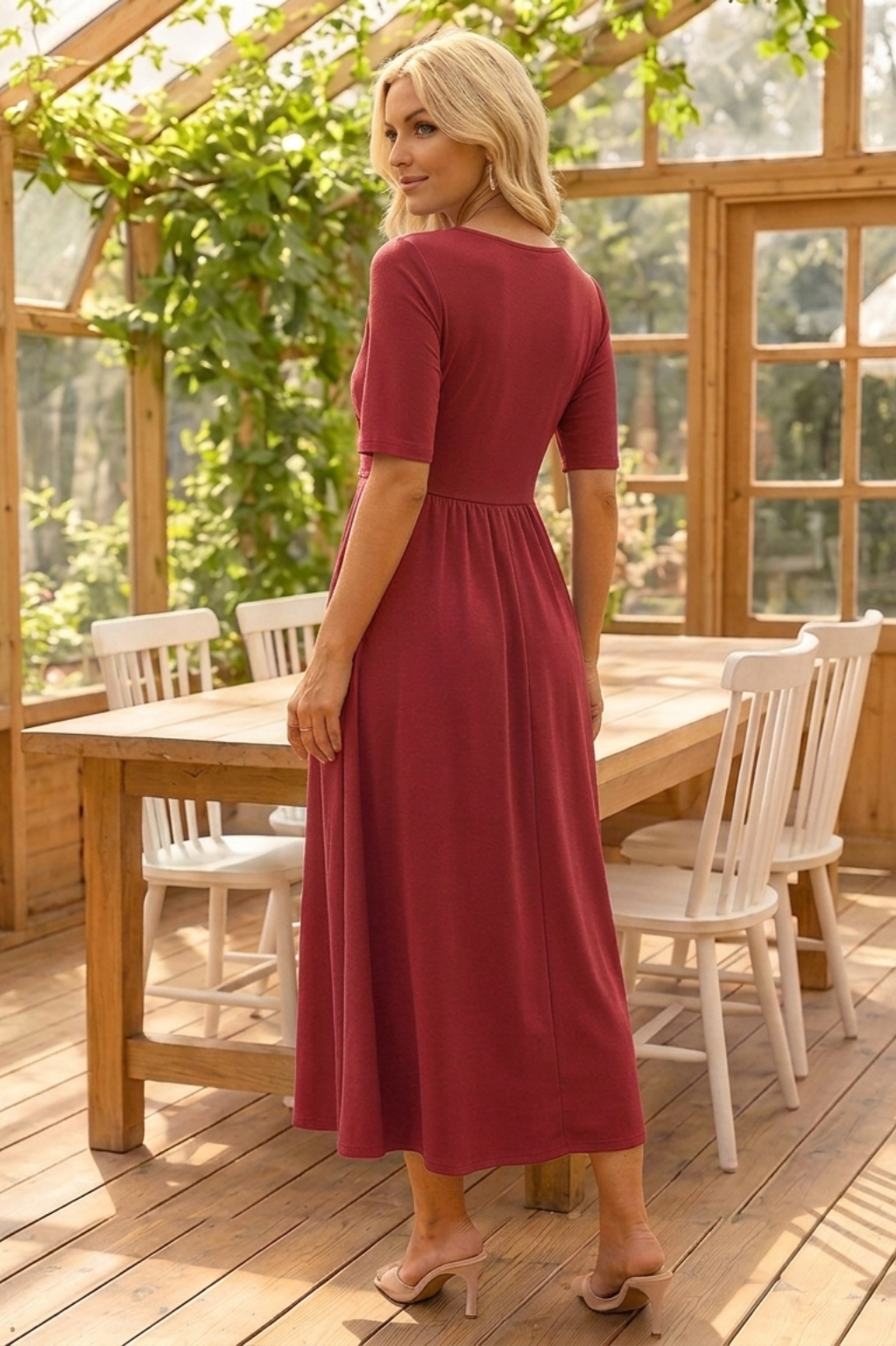 Sofia | Elegantes Kurzarmkleid