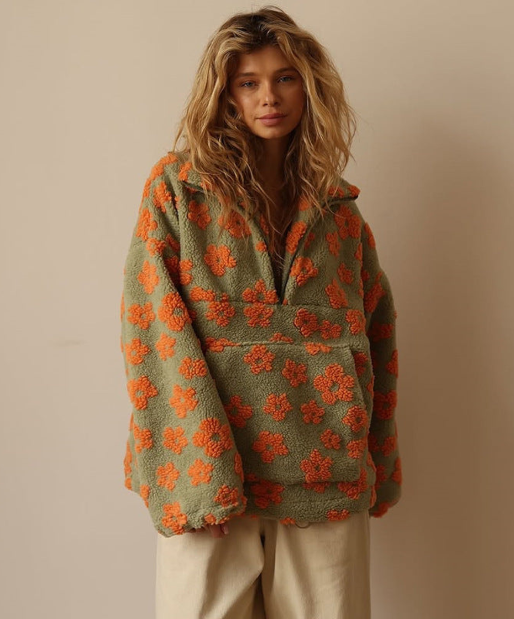 Flora | Blumen-Teddypullover