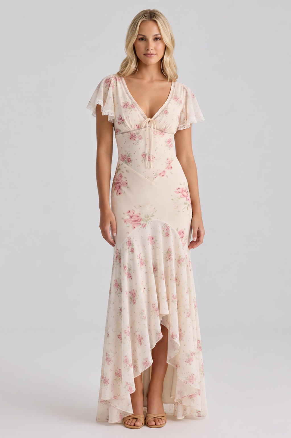 Nicole | Romantisches Maxikleid
