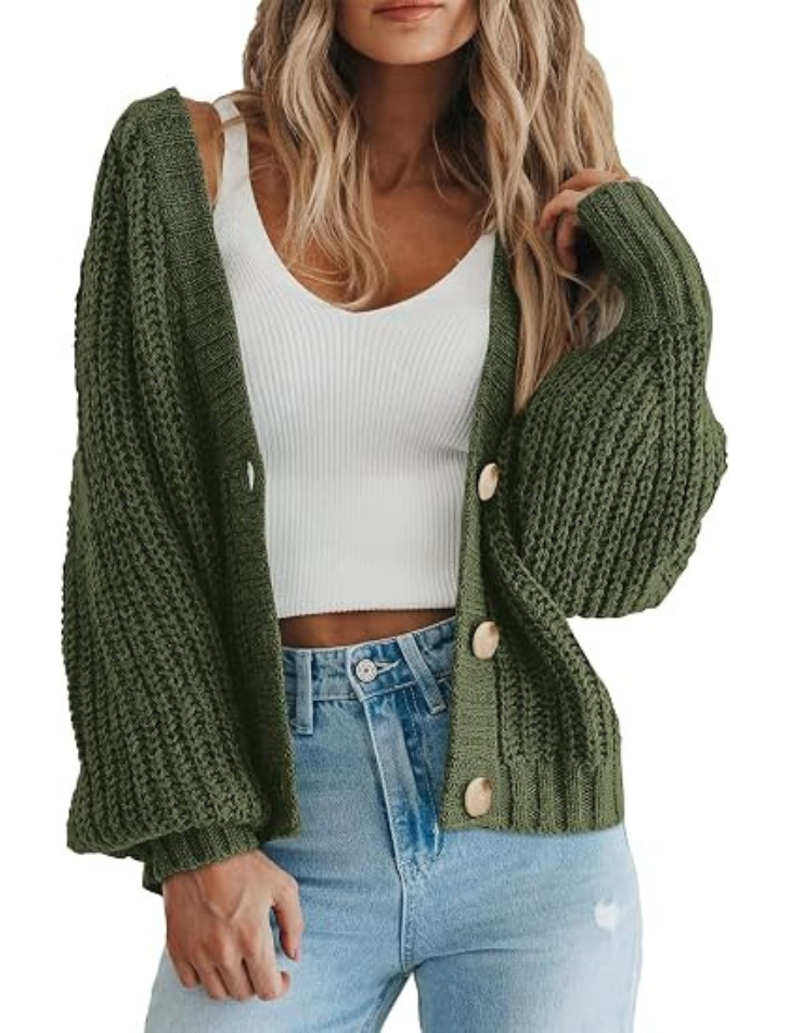Elina | Klassischer Strick-Cardigan