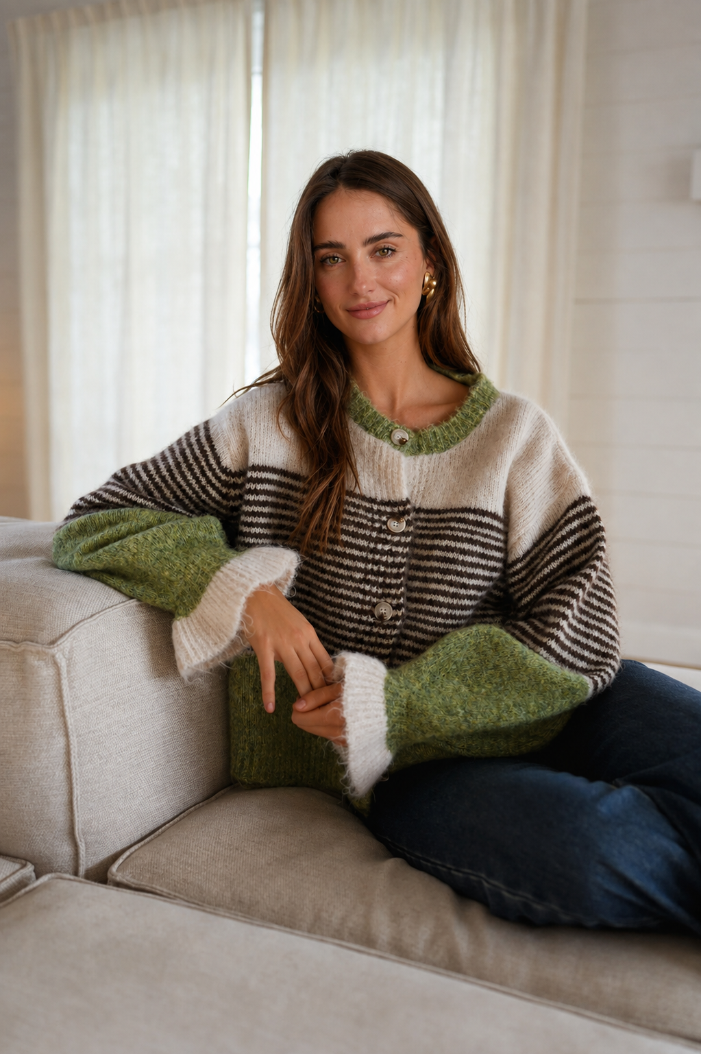 Alva | Weiche Strickjacke