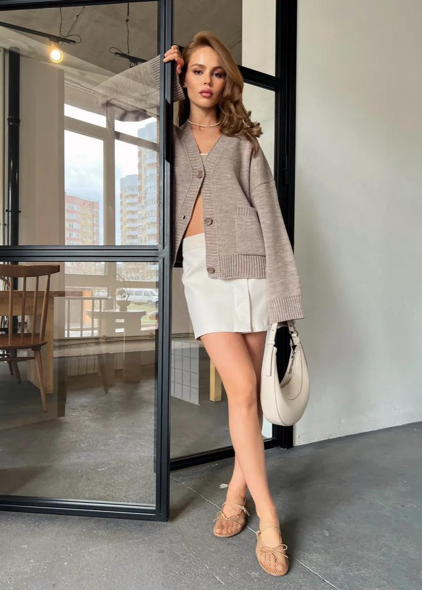 Lilly | Elegante Oversize-Strickjacke