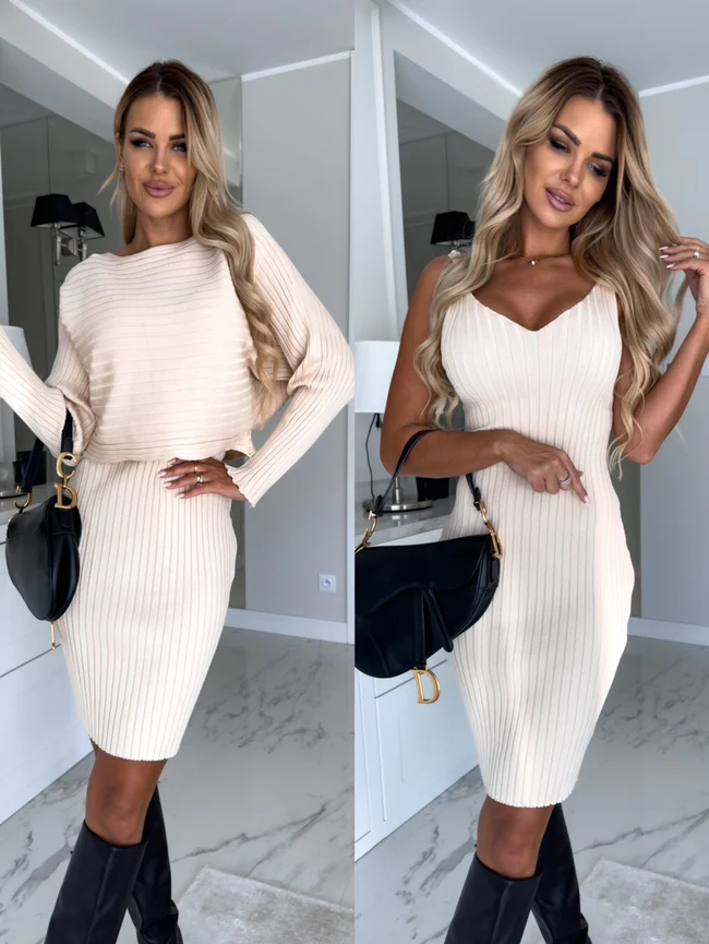 Livia | Strick-2-in-1-Kleid