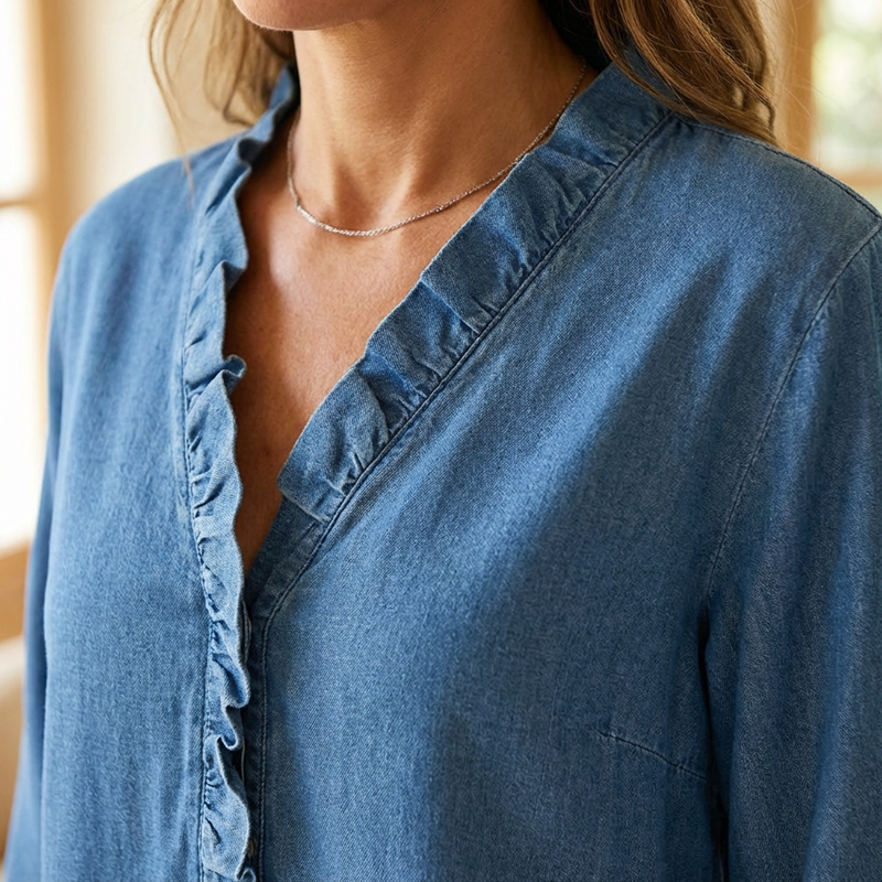 Astrid | Jeansbluse